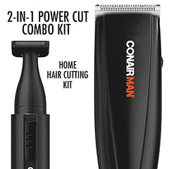 Conair Man HCT315C 20-Pc 2-In-1 Power Cut Combo, Home Haircut Kit, 1 Count