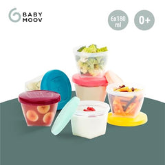 Babymoov Leak Proof Storage Bowls | BPA Free Containers With Lids, Ideal to Store Baby Food or Snacks for Toddlers (PICK YOUR SET SIZE)