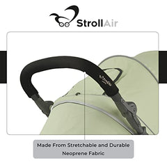 StrollAir - Universal Handle Sleeve Cover for Stroller Grip Bar - Comfortable, Ergonomic, Luxurious, Durable, Easily Washable (24 Inches)