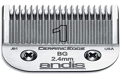 Andis pro ceramic edge one set blade, 1 Count, Silver, 1 Count (Pack of 1)