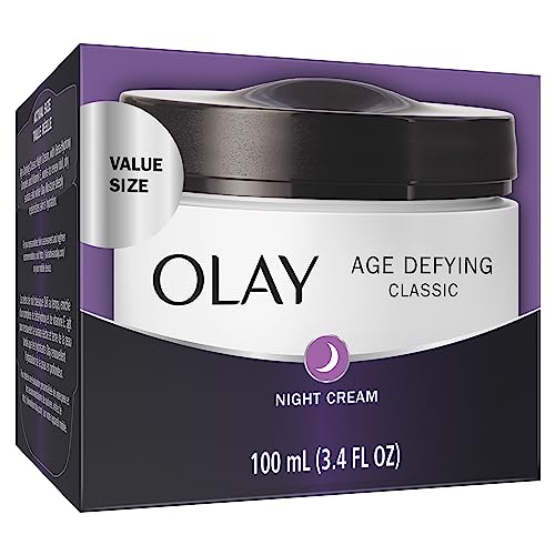 Olay Age Defying Classic Night Cream, Face Moisturizer, 100 Milliliters