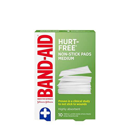 HURT-FREE® Non-Stick Wound Care Pads Medium, 5 Centimetres by 7.6 cm