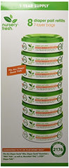 Nursery Fresh Diaper Pail Refill-8 Piece