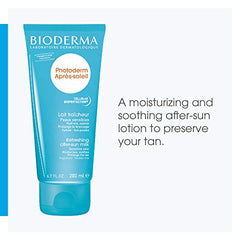 Bioderma - Photoderm - After Sun Milk - Skin Soothing and Moisturizing - Prolongs the Tan - for Sensitive Skin - 6.67 fl.oz