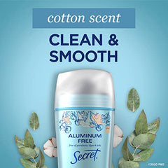 Secret Aluminum Free Deodorant Cotton 68g