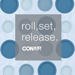 Conair Compact Multi-Size Hot Rollers Heat Setter; Blue