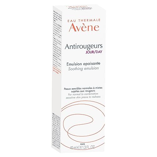 Eau Thermale Avene Antirougeurs DAY Soothing anti-redness emulsion, Helps Soothing and Reduces the appearance of Redness Prone Skin, Tinted Green, 40 ml