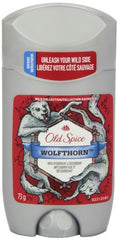 Old Spice Wild Collection Invisible Solid Antiperspirant and Deodorant for Men, Wolfthorn scent, 73 g