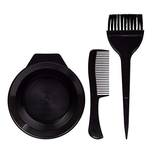 Bodico 3-Piece Hair Colouring Set, 7.8 x 10.2 inches, Black