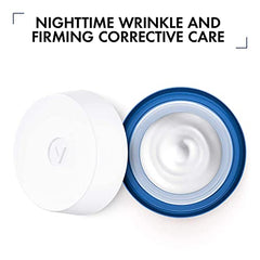 Vichy Night Face Cream, LiftActiv Supreme Night Moisturizer for Face. Anti-Wrinkle Night Cream for Women. With Vitamin C and Rhamnose to Firm & Brighten. Sensitive Skin, 50mL