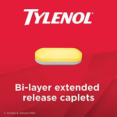 Tylenol Arthritis Pain,Acetaminophen 650 mg Caplets, Fast & Long Lasting Arthritis, Muscle & Joint Pain Relief, 24 Caplets