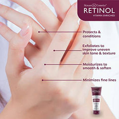 Retinol Anti-Aging Hand Cream – The Original Retinol Brand For Younger Looking Hands –Rich, Velvety Conditions & Protects Skin, Nails & Cuticles – Vitamin A Minimizes Age’s Effect on Skin