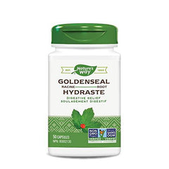 Nature's Way Goldenseal Root, Help Relieve Digestive Upset, Mild Laxative, 50 Vegetarian Capsules