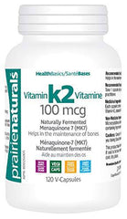 Prairie Naturals Vitamin K2 - Mk-7 100 Mcg 120 count