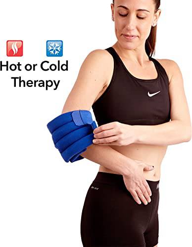 Bed Buddy Joint Wrap - Hot & Cold Therapy for Muscle Pain Relief and Joint Pain Relief - Large Heating Pad for Knee, Wrist, Elbow, Ankle, Arm or Leg, (Pack of 2)