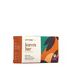 ATTITUDE Bath and Shower Body Soap Bar, EWG Verified and Plastic-free Body Care, Vegan and Cruelty-free, Orange Cardamom, 113 g