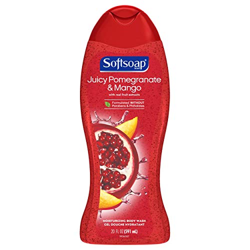 Softsoap Moisturizing Body Wash, Pomegranate and Mango, 591 mL (2 Pack)