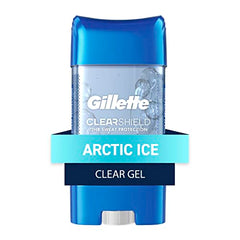 Gillette Antiperspirant Deodorant for Men, Clear Gel, Arctic Ice, 72 Hr. Sweat Protection,108 grams