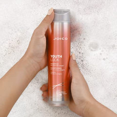 Joico YouthLock Shampoo Formulated with Collagen, For Dry Dull Hair, Reduce Breakage and Frizz, Cleanses Hair, 300mL