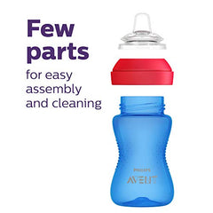 Philips Avent My Grippy Spout Cup, 10oz, 2pk, Pink/Purple, SCF801/22