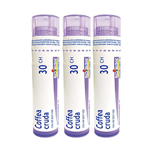 Coffea Cruda 30CH, Boiron Homeopathic Medicine, 3 tubes