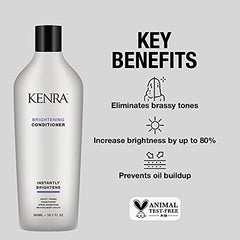 Kenra Brightening Shampoo/Conditioner | Instantly Brighten | All Hair Types | Conditioner, 33.8 FL OZ