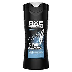 AXE 2-in-1 Shampoo and Conditioner for Clean & Strong Hair Ice Chill Iced Mint & Lemon Men's Shampoo & Conditioner in a 100% Recycled Bottle 473 ML