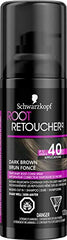 Schwarzkopf Root Retoucher, Temporary Hair Colour, Dark Brown, 120 g (Pack of 1)