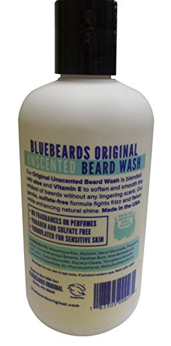 Bluebeards Original Beard Wash, Unscented, 8.5 Fl Oz