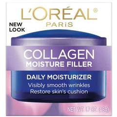 L'Oreal Paris Collagen Face Moisturizer, Day and Night Cream, Neck and Chest Cream to smooth skin and reduce wrinkles, 1.7 oz