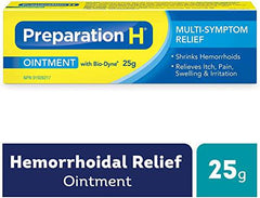 Preparation H® Ointment (25 g) with Bio-Dyne®, Multi-Symptom Hemorrhoid Pain Relief