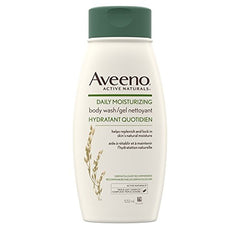 Aveeno Daily Moisturizing Body Wash - Women's, Men's - Sensitive, Combination Skin - Hydrating, Soap-Free, 532mL (Packaging May Vary)