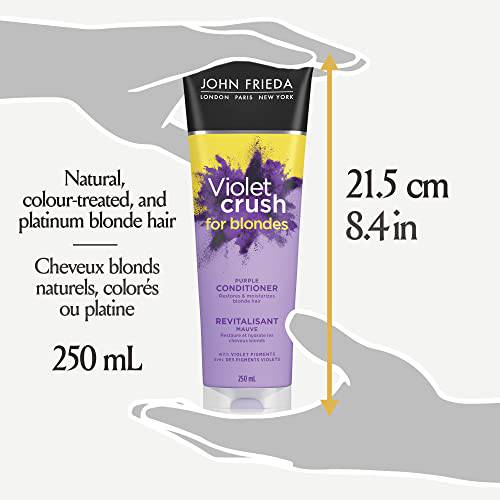 John Frieda Violet Crush Purple Conditioner for Blondes - Zecoya