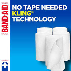 Johnson's Red Cross Brand Hospital Grade Rolled Kling Gauze Bandage, 5 cm