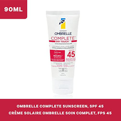 Garnier Ombrelle Sunscreen Complete Sensitive Body & Face Lotion, SPF 45, For Sensitive Skin, Hypoallergenic, Fragrance Free, 90mL