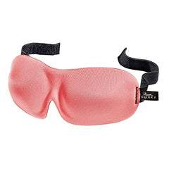 Bucky 40 Blinks No Pressure Solid Eye Mask for Sleep & Travel, Strawberry, One Size