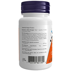 NOW Supplements L-Phenylalanine 500mg Capsules, 60 Count