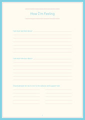 Pearhead Pregnancy Journal, Blue/Pink