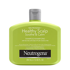 Neutrogena Soothing & Calming Healthy Scalp Shampoo to Moisturize Dry Scalp & Hair, with Tea Tree Oil, pH-Balanced, Paraben-Free & Phthalate-Free, Safe for Color-Treated Hair, 354 ml.