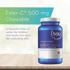 SISU Ester-C® 500 mg Chewable, Orange 90 T