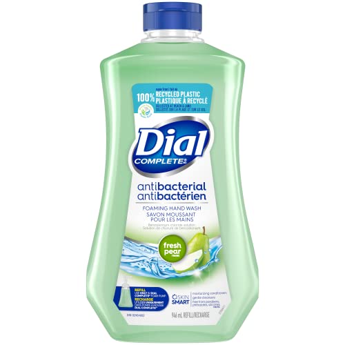 Dial Complete Antibacterial Foaming Hand Wash Refill Fresh Pear 946 ml Plastic Bank