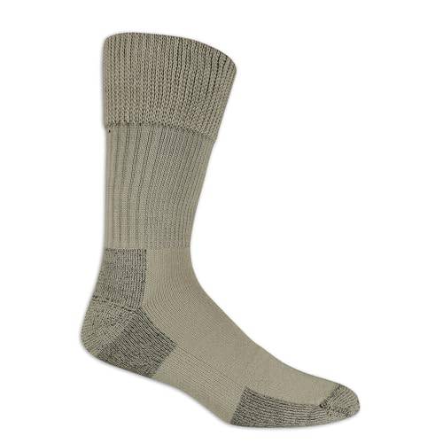 Dr. Scholl's Men's Advanced Relief Blisterguard Socks - 2 & 3 Pair Packs - Non-Binding Cushioned Moisture Management, Khaki, 7-12