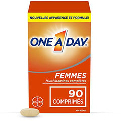 One A Day Multivitamin for Women - Daily Vitamins For Women - Womens Multivitamin With Vitamin A, Vitamin C, Vitamin D, and Zinc for Immune Support, Vitamin E, B12, Biotin, Calcium, Iron, 90 Tablets