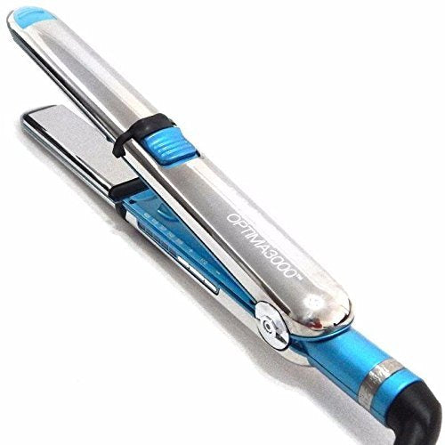 BaBylissPRO Stainless Steel OPTIMA Flat Iron, 1 inch wide, Blue