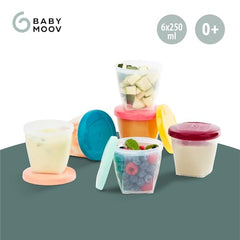 Babymoov Leak Proof Storage Bowls | BPA Free Containers With Lids, Ideal to Store Baby Food or Snacks for Toddlers (PICK YOUR SET SIZE)