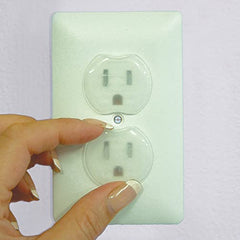 Dreambaby Outlet Plugs, 24-Pack - Baby Proof Outlet Covers for Home Safety - White