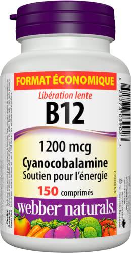 Vitamin B12, Cyanocobalamin, 1200 mcg Value Size