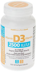 Prairie Naturals Vitamin d3 cholecalciferol 2,500iu softgel, 550 Count