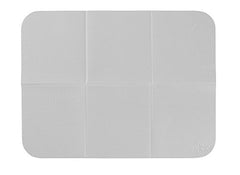 Ubbi Portable Changing Mat with Gray and White Storage Bag, Gray