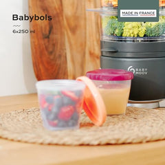 Babymoov Leak Proof Storage Bowls | BPA Free Containers With Lids, Ideal to Store Baby Food or Snacks for Toddlers (PICK YOUR SET SIZE)